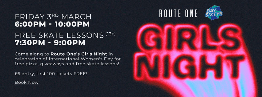 Girls Night International Womens Day 2023 Route 1 x BAYSIXTY6 header